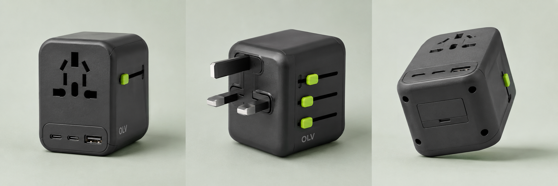 OLV Voyage 65W Travel Adapter